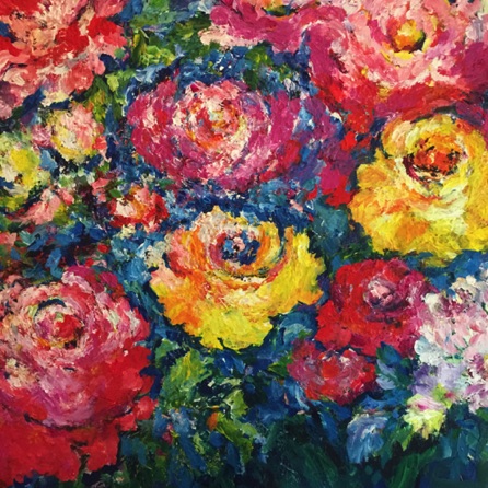 Rose Romance
36 x 36